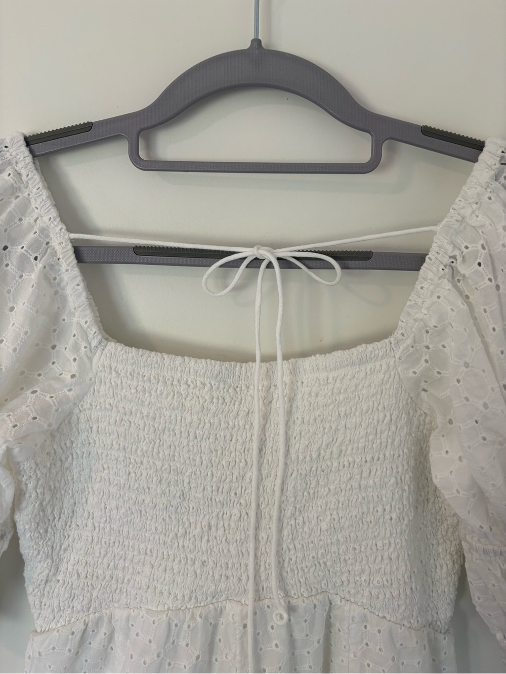 Urban Outfitters Kimchi Blue “Ivy” White Eyelet Romper - Medium - Picture 12 of 12